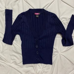 Short Cardigan Navy new condition